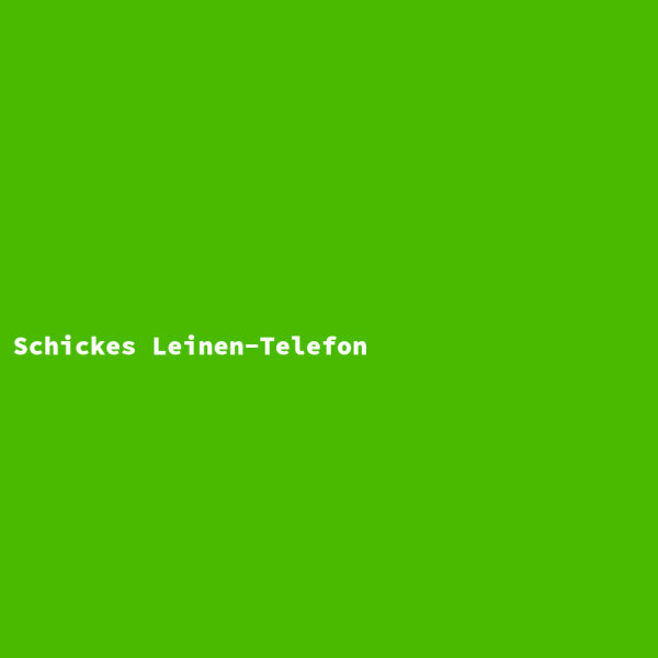 Schickes Leinen-Telefon