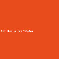 Schickes Leinen-Telefon