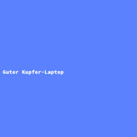 Guter Kupfer-Laptop