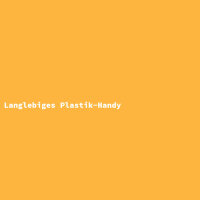 Langlebiges Plastik-Handy