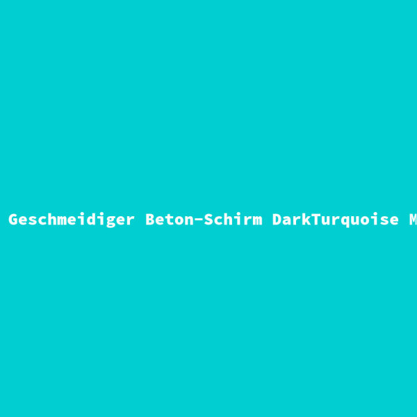 Geschmeidiger Beton-Schirm DarkTurquoise M