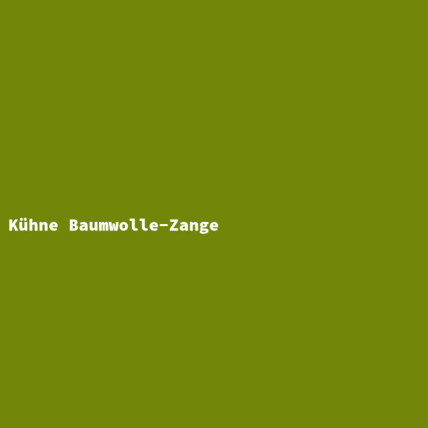 Kühne Baumwolle-Zange