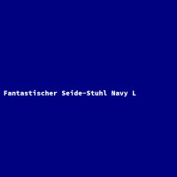 Fantastischer Seide-Stuhl Navy L