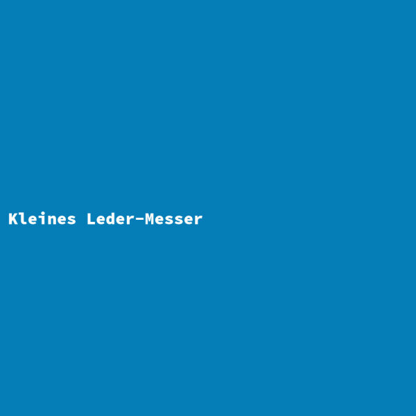 Kleines Leder-Messer