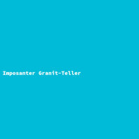 Imposanter Granit-Teller